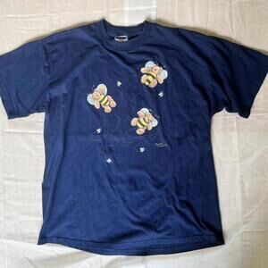 Navy blue vintage 90s Jerzees&Endless Designs t-shirt